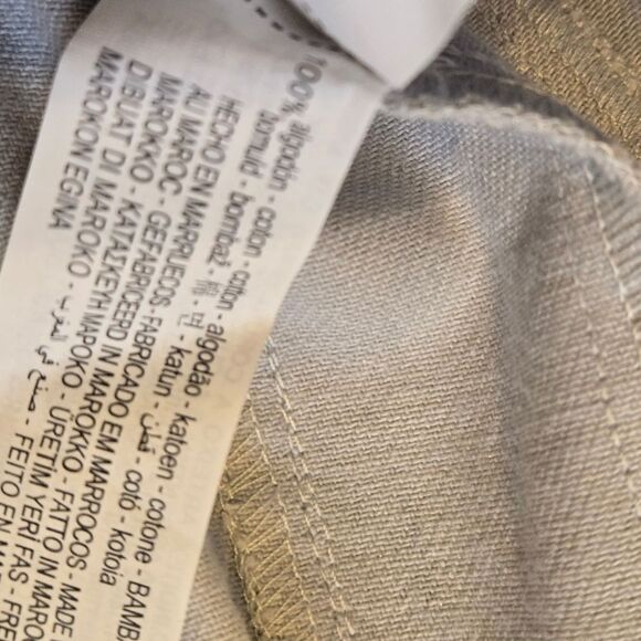 Zara Women's Gray Button-Up Denim Tube Top - Picture 6 of 6